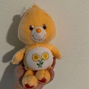 Care Bear Friend Bear Peach Sunflower Vintage Kenner 1983 American Greetings 14"